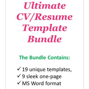 Ultimate CV Template Bundle